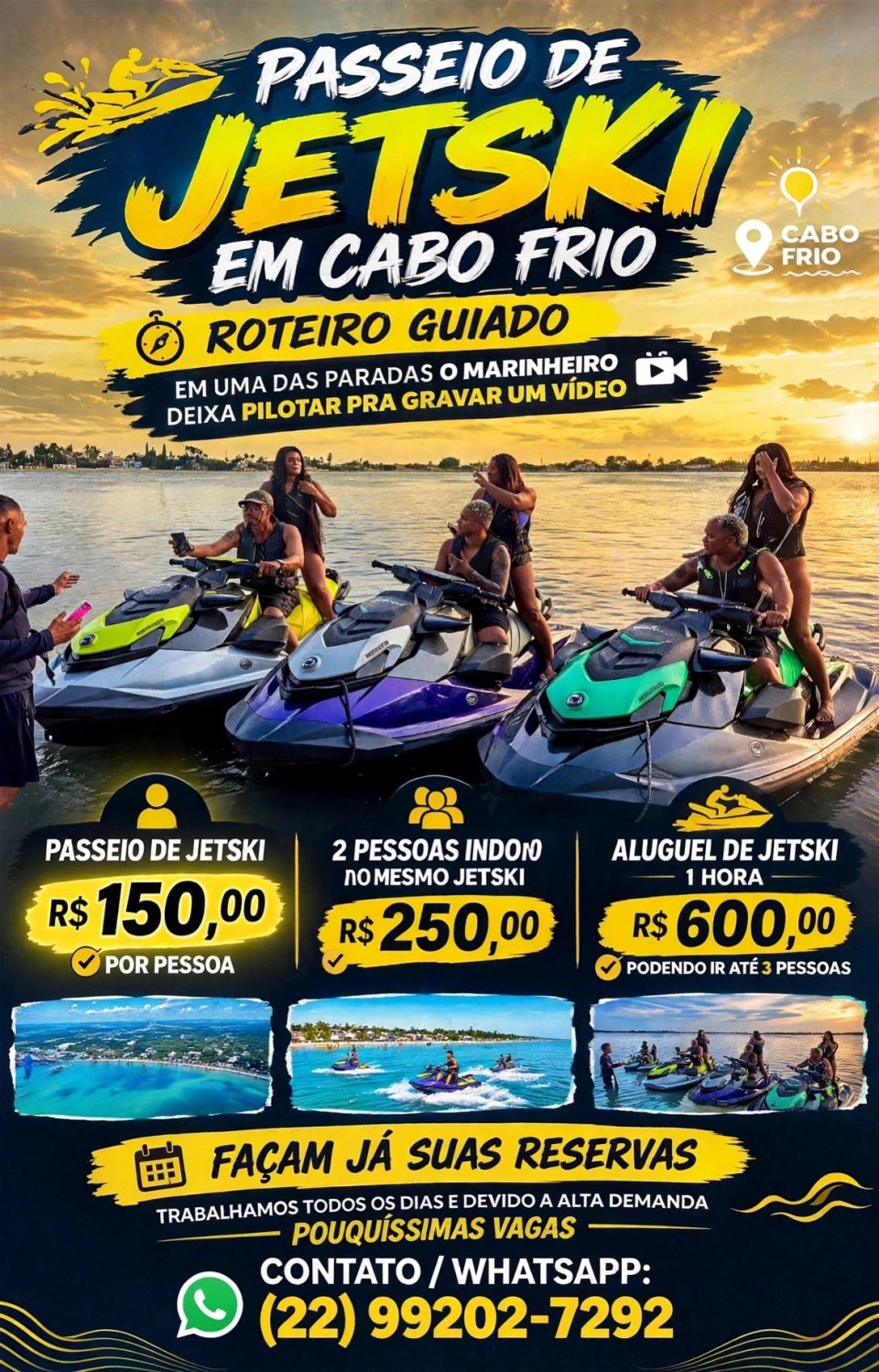 Jetski 20 a 30 minutos